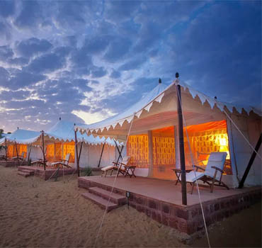 Desert camping in Jaipur