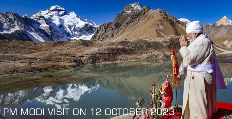 PM Modi Visit Parvati Kund on 12th October 2023